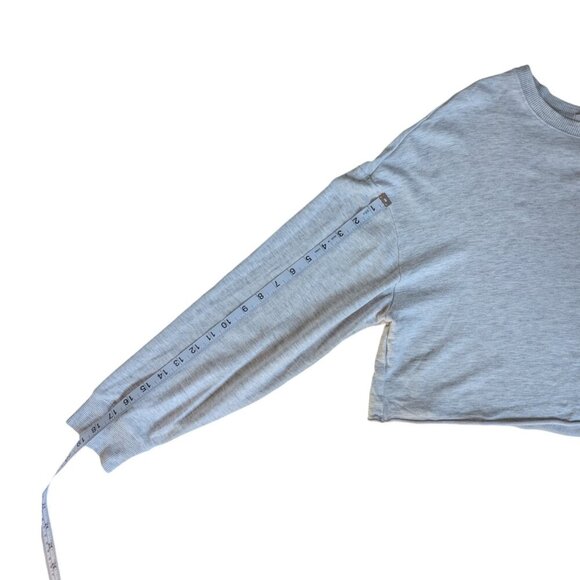 Garage Light Grey Soft Long Sleeve Top Women Size Medium - Picture 9 of 11